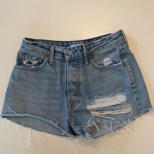 GRLFRND Cindy Ripped Jean Shorts